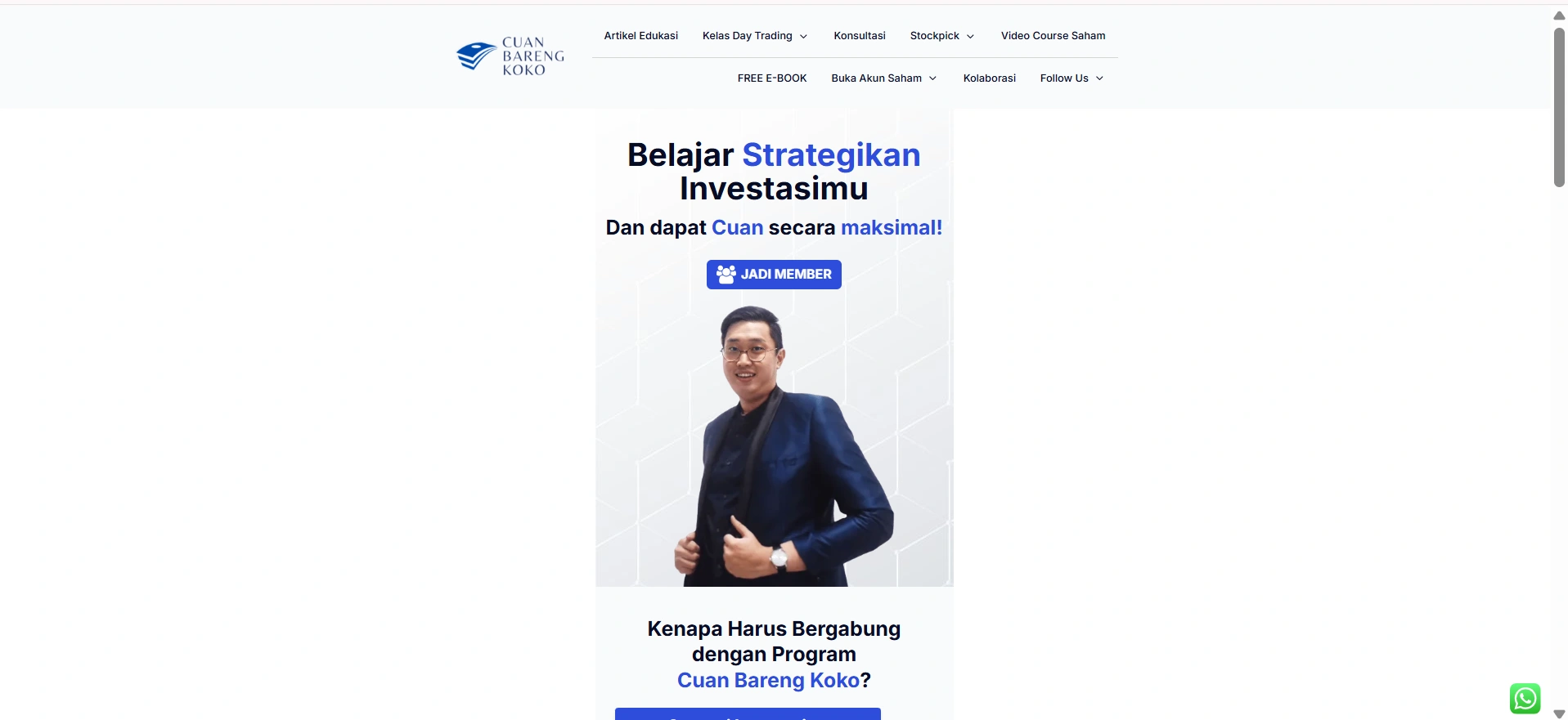 CuanBarengKoko: Komunitas Investor Saham yang Aktif dan Solid